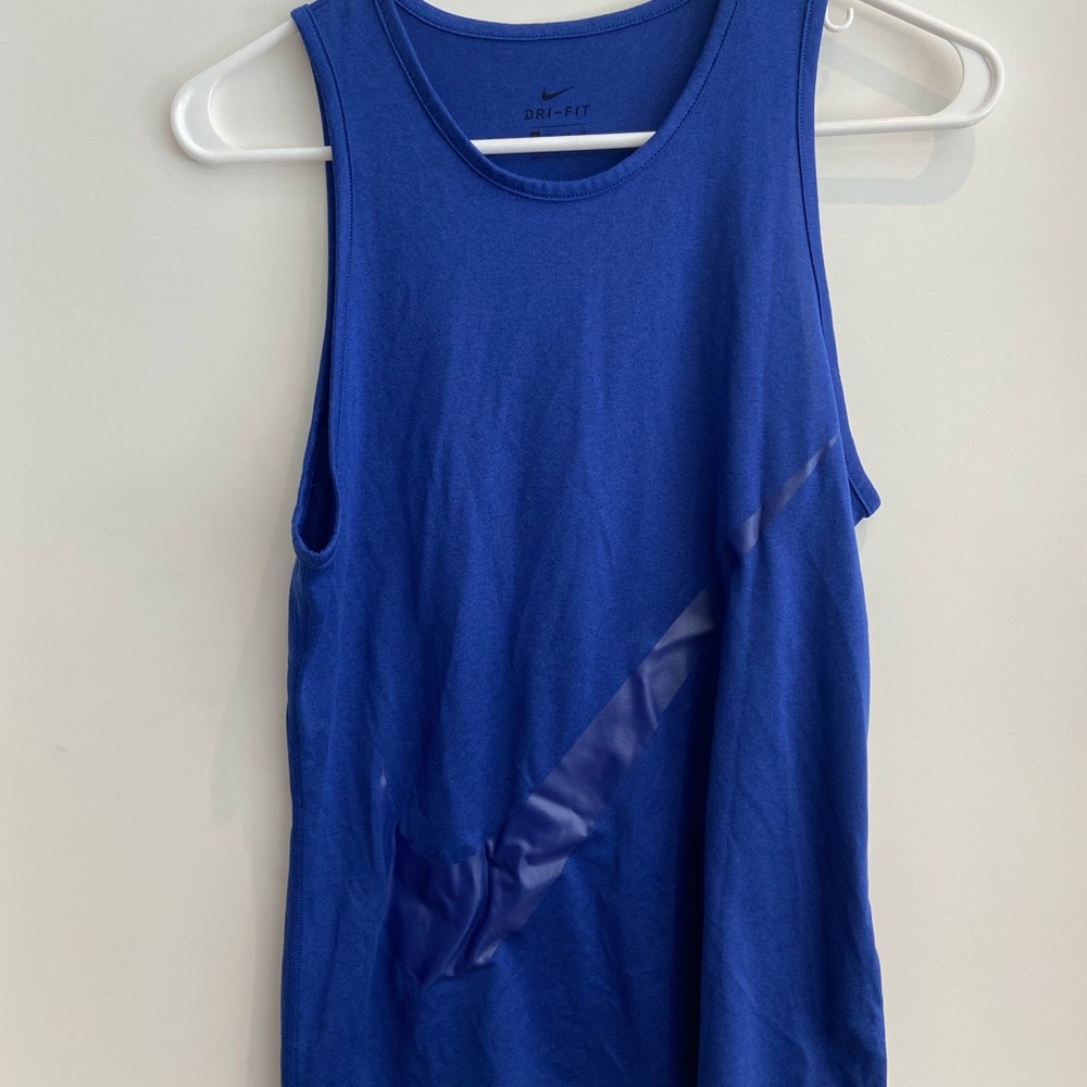 Blue Nike tank
